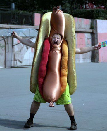 Hot dog costume